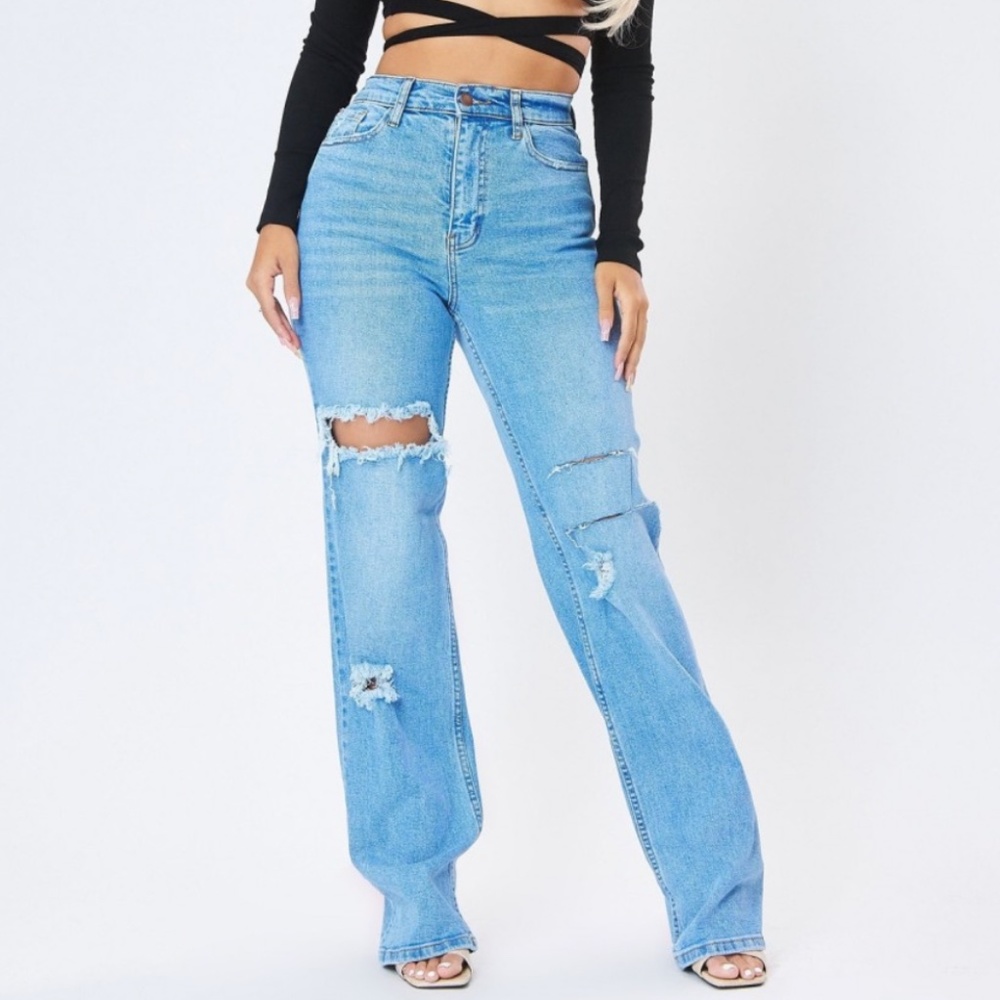 Livin the Dream Wide Jeans